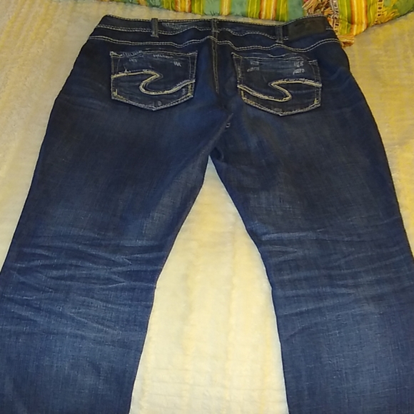 Silver Jeans Suki Slim Ankle Jeans SZ 14 EUC - Picture 6 of 8